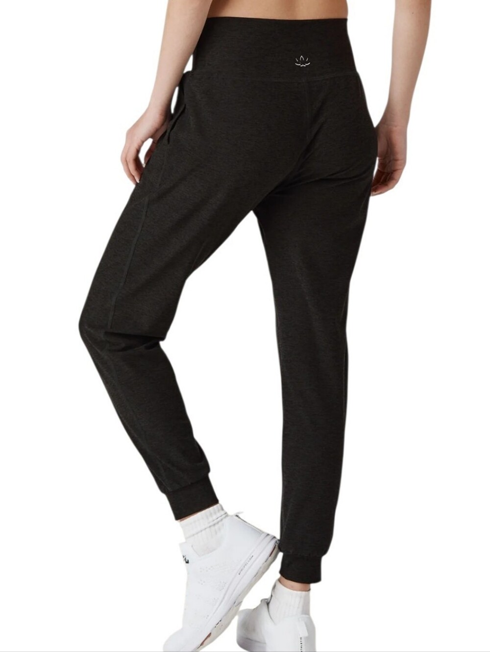 Beyond Yoga Spacedye Midi Jogger Size L Black Color Women's
